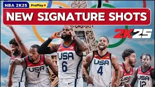 Best Jumpshots on NBA 2k25 -Team USA Edition (All New Go-to Signature shots) Rhythm ProPlay timing