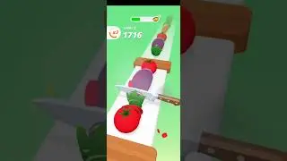 Perfect Slices Master Vegetable Cut Mobile Game #perfect​slices#games​ #short​ #games​#kiddiecorner