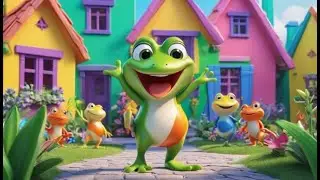 Six Little Froggies Hop Opposites | Learn Opposites with Frogs | Fun Kids Song