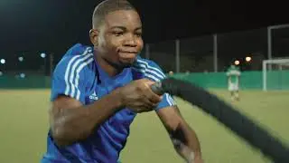 Football Training with Onah from Al Nasr Football Club Dubai