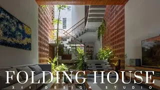 Urban Tube House Transformed by Nature-Inspired Design | Folding House