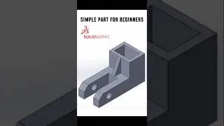 Learn SolidWorks: Simple Part Creation for New Users!