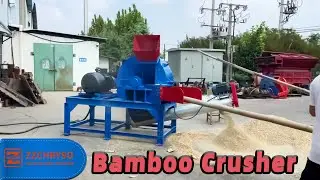 Bamboo Crusher Machine Wood Shredder Machine High Efficiency With High Capacity and Cost-Effective