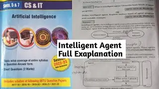Artificial Intelligence Agents | AKTU Notes |  Artificial Intelligence for Engineering BTech