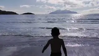 Simoy nang beach sa Norway Kjerring&oslash;y