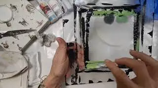 Comment int&eacute;grer une photo sous verre et la fusionner avec la peinture G'Art &agrave; Vous