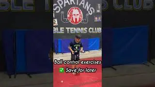Ball Control Exercises✅for #tabletennis players