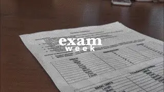 study with me | exam week [ OLFU antipolo ]