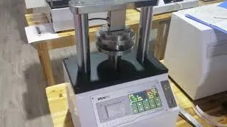 YANTE Crush tester calibration step-Ring crush test