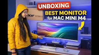 Acer XZ306CX Ultrawide Monitor Unboxing | Best Monitor for Mac Mini M4? #unboxing #tech #bestmonitor