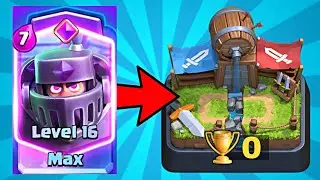 WHAT THE ....Lvl 16 Megaknight ☠️ | Clash Royale 