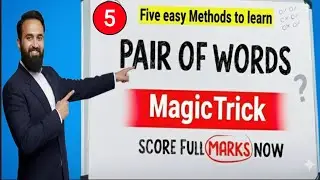 5 Easy Methods to Learn Pair of Words | English Vocabulary Tips |@mazharenglishvision