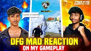 БЕЗУМНАЯ РЕАКЦИЯ DFG НА МОЙ ГЕЙМПЛЕЙ 😱 @DhanushFFGamer