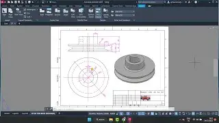 cara mengubah 3d ke 2d mengguakan dasar From Model Space di Autocad