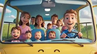🎵🚌 Die R&auml;der am Bus drehen sich rundherum &ndash; Kinder Singalong!