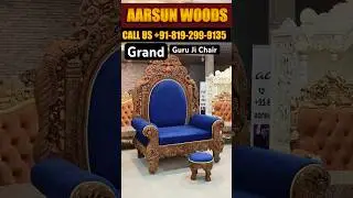 Grand Guru Ji Gaddi/Chair Design- Throne- Satsang #guru #guruji #aarsun