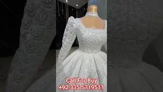 Queen Fashion 2025 &ndash; White Wedding Dress with Royal Handmade Crystal Magic
