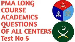 Academics questions of pma long course|| Test no 5||All centers