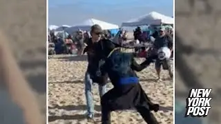 Furious furries fight back after busting man filming them on beach