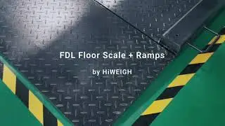 FDL Floor Scale with Double Ramps | Premium Floor Scale Designed for Your Warehouse | HiWEIGH