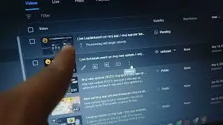 processing will begin shortly on youtube