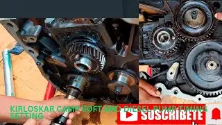 Kirloskar camshaft and diesel pump timing setting