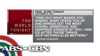 Final Word - September 6, 2019 | ANC