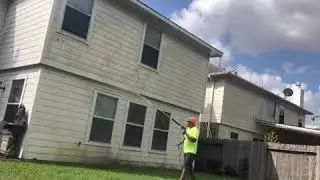 Pressure Washing Houston Soft Wash Demo