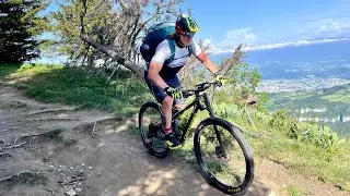 MTB TransProvence Tag 1 von Grenoble nach  Villard de Lans