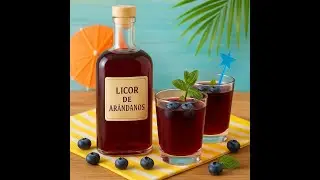 Licor de Arandanos (licor de cassis ) de Francia