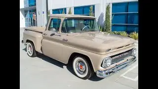 SOLD 1962 Beige Custom Chevy Stepside Pickup for sale by Corvette Mike