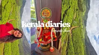 kerala diaries🌴 (shopping at munnar, tea estate, kathakali show, and checking into hotel at kumily) 