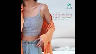 Slim-fit Camisole Vest Women's Outer Wear Short Top