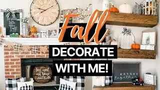 Decorate with Me for Fall 2020 | Fall Home Decorating Tips!