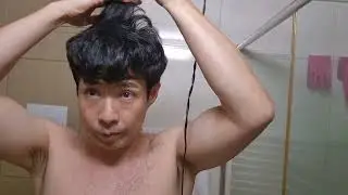 혼자머리 깍기
