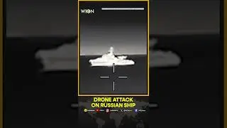 Russia-Ukraine War: Ukraine Releases Footage Said To Show Drone Attack On Russian Ship | WION