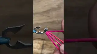 Turned a bottle cap into a fishing hook &mdash; insane trick! #fishing #diy #hook #survival #recycle