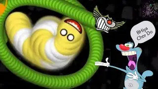 OGGY AND JACK Gameplay Worms zone.io snake game 2023 #984