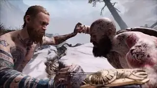 Peleando contra STRANGER (Baldur First Fight) - GOD OF WAR