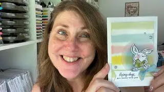 Sunday Night Crafting - Creating a fun Watercolour background