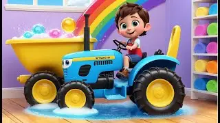 Tractor on the Farm Parade + More | Fun Farm Adventure Rhyme for Kids
