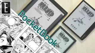 How does a Pocketbook e-Reader handle Manga?