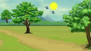 New Cartoon green screen village background video, #cartoon #newvideo#greenscreen  