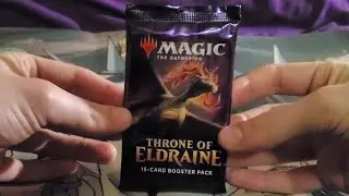 Opening My First Card Pack Ever! MTG: Throne Of Eldraine booster pack
