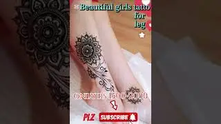 March 3, 2025  Beautiful girls tattoo designs. for leg#shorts #viralvideo #trending #tattoo