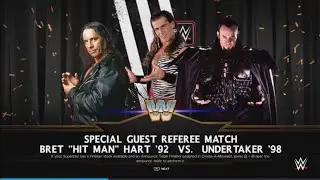 WWE 2K24: Bret Hart v. Undertaker : Special Guest Referee