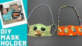 DIY Kids Mask Holders | Mask Lanyards | Mask Necklaces