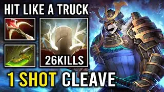 1 SHOT CLEAVE GOD Max God Strength Brutal Hit Like a Truck Imba Sven Dota 2