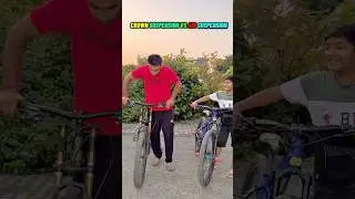 Dual Crown Suspension vs Air Force Suspension 😱 #ytshorts #shorts