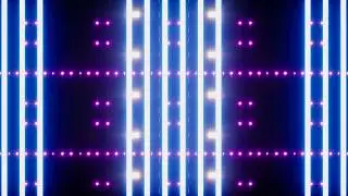 VJ Loops Music Event Background of Glowing Vertical Neon Disco Lights